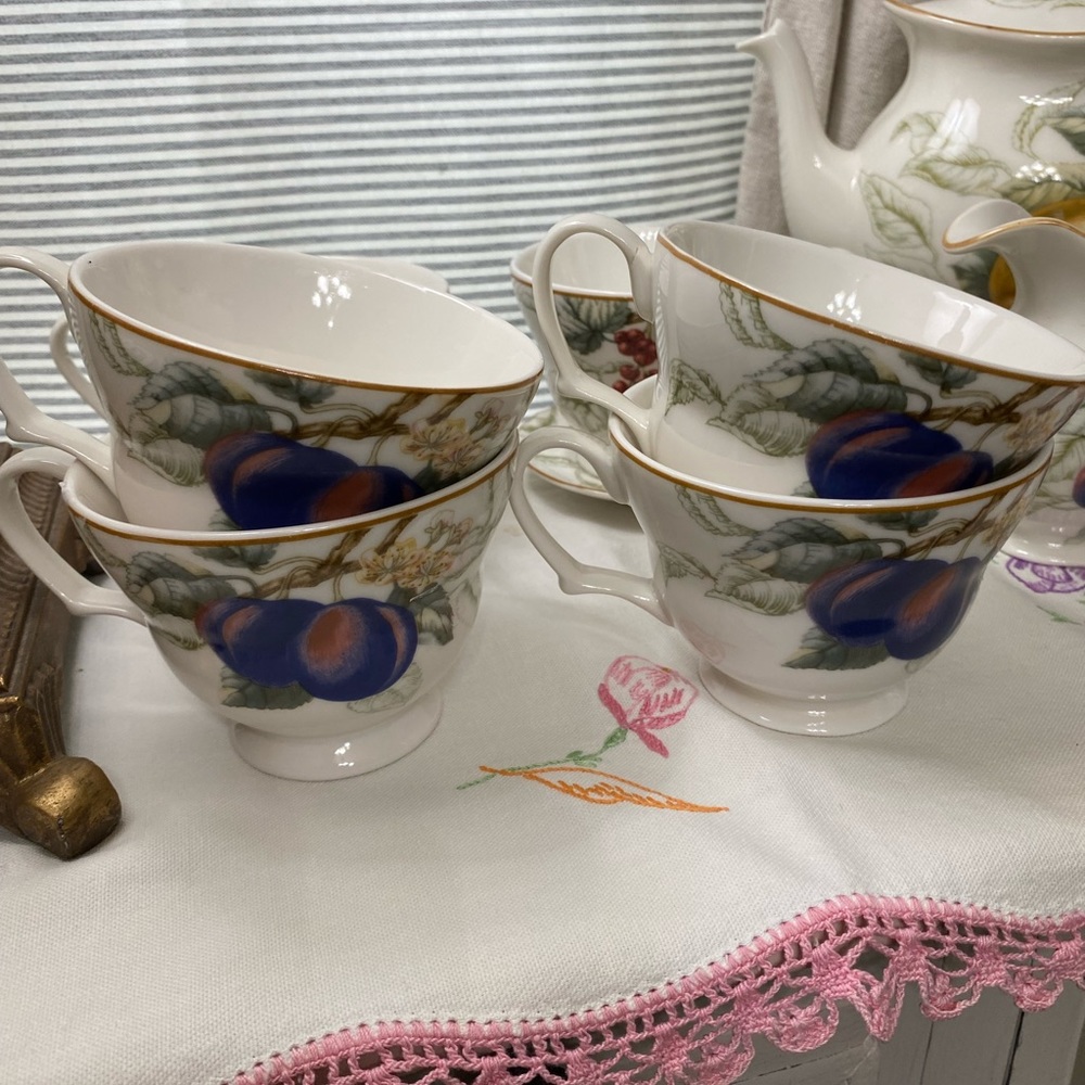 Charter Club Tea Cups Summer Grive